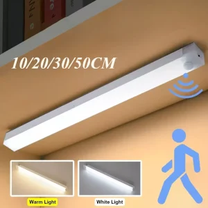 PIR Motion Sensor Rechargeable Led Lamp Portable Indoor Lighting with USB cord